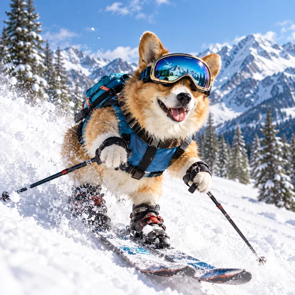 Source photo for Fresh tracks