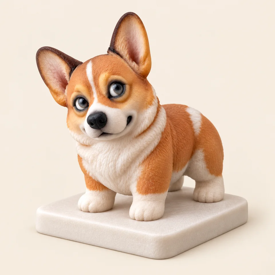 Poptile Pal corgi concept